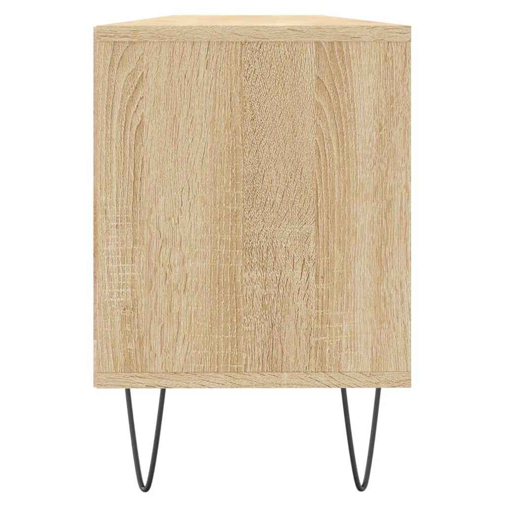 vidaXL TV Cabinet Sonoma Oak 150x30x44.5 cm Engineered Wood