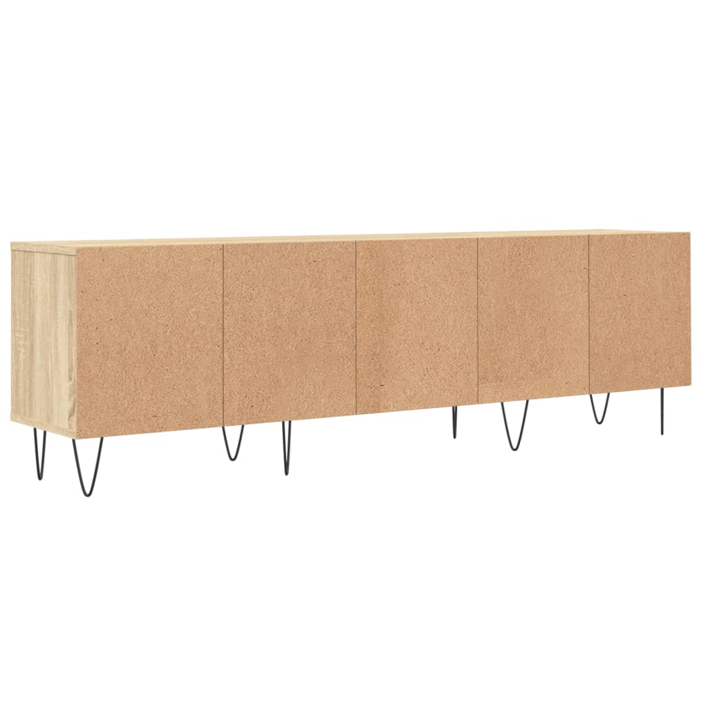 vidaXL TV Cabinet Sonoma Oak 150x30x44.5 cm Engineered Wood