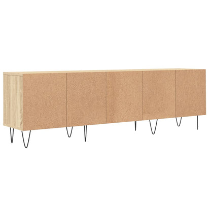 vidaXL TV Cabinet Sonoma Oak 150x30x44.5 cm Engineered Wood