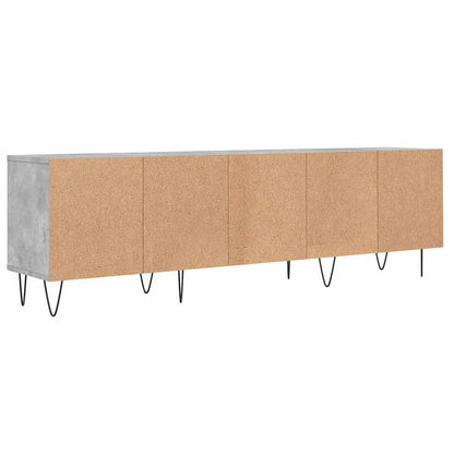 vidaXL TV Cabinet Concrete Grey 150x30x44.5 cm Engineered Wood