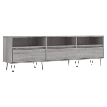 vidaXL TV Cabinet Grey Sonoma 150x30x44,5 cm Engineered Wood