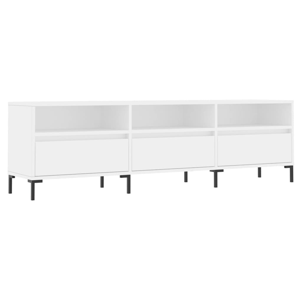 vidaXL TV Cabinet White 150x30x44,5 cm Engineered Wood