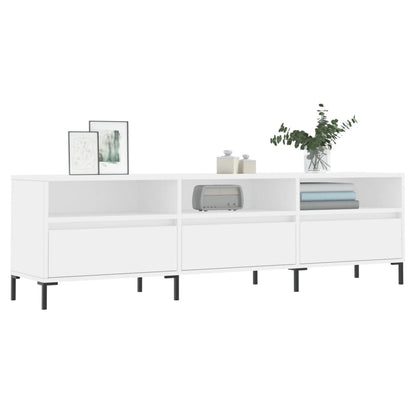 vidaXL TV Cabinet White 150x30x44,5 cm Engineered Wood
