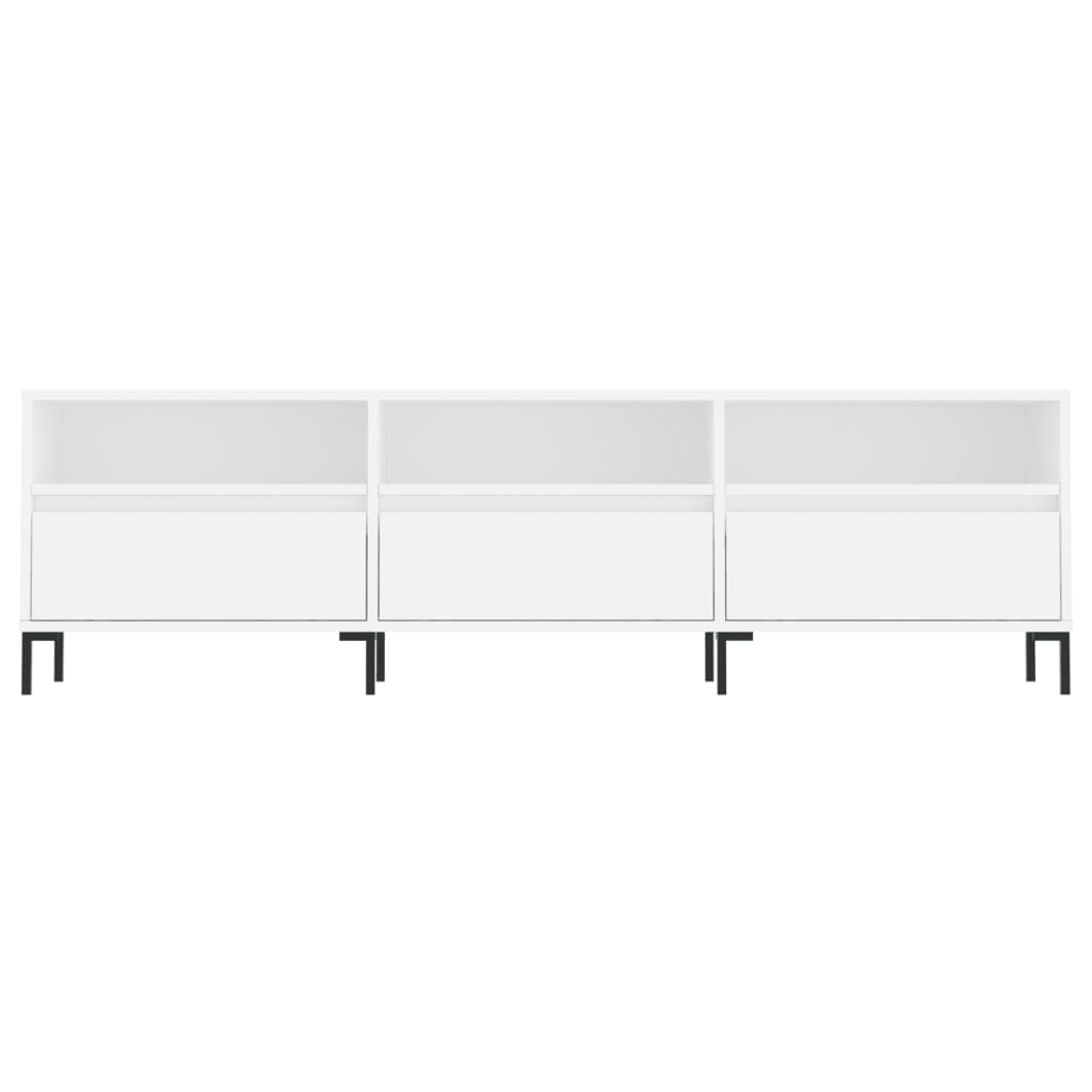 vidaXL TV Cabinet White 150x30x44.5 cm Engineered Wood