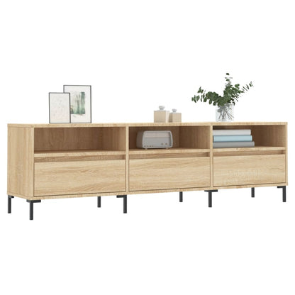 vidaXL TV Cabinet Sonoma Oak 150x30x44.5 cm Engineered Wood