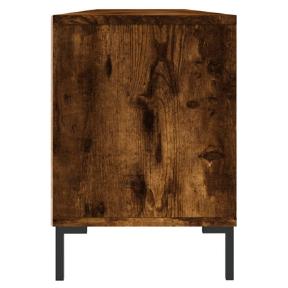 vidaXL TV Cabinet Smoked Oak 150x30x44.5 cm Engineered Wood