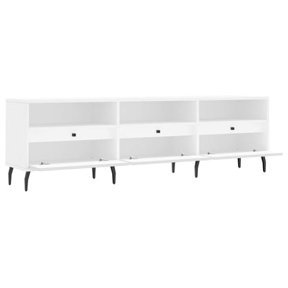 vidaXL TV Cabinet White 150x30x44.5 cm Engineered Wood
