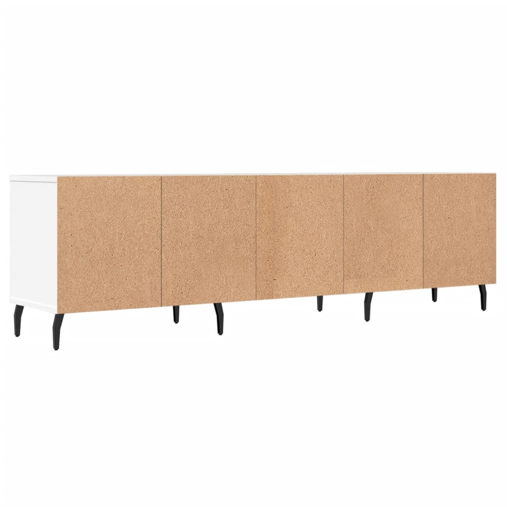 vidaXL TV Cabinet White 150x30x44.5 cm Engineered Wood
