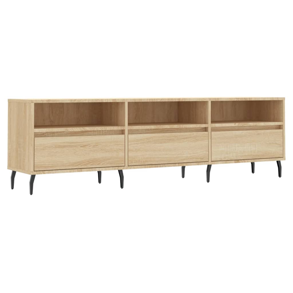 vidaXL TV Cabinet Sonoma Oak 150x30x44,5 cm Engineered Wood