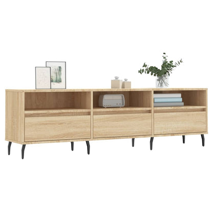 vidaXL TV Cabinet Sonoma Oak 150x30x44.5 cm Engineered Wood