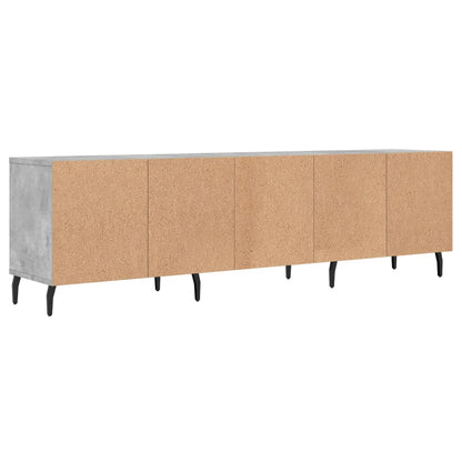 vidaXL TV Cabinet Concrete Grey 150x30x44.5 cm Engineered Wood