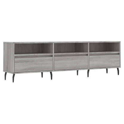 vidaXL TV Cabinet Grey Sonoma 150x30x44,5 cm Engineered Wood