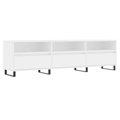 vidaXL TV Cabinet White 150x30x44.5 cm Engineered Wood