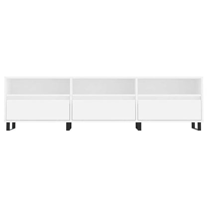 vidaXL TV Cabinet White 150x30x44.5 cm Engineered Wood