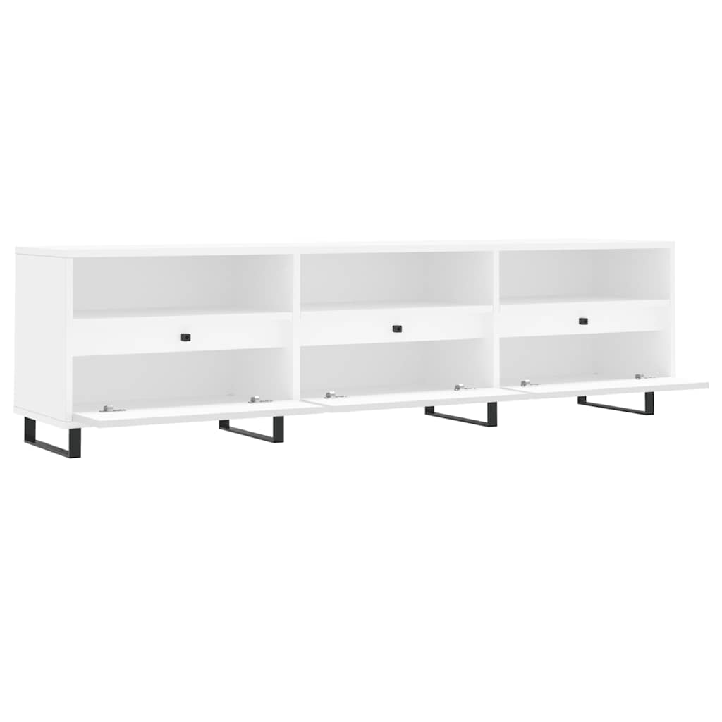 vidaXL TV Cabinet White 150x30x44,5 cm Engineered Wood