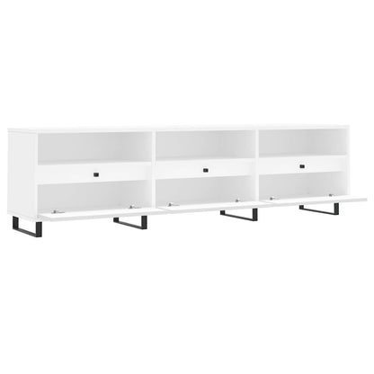 vidaXL TV Cabinet White 150x30x44,5 cm Engineered Wood