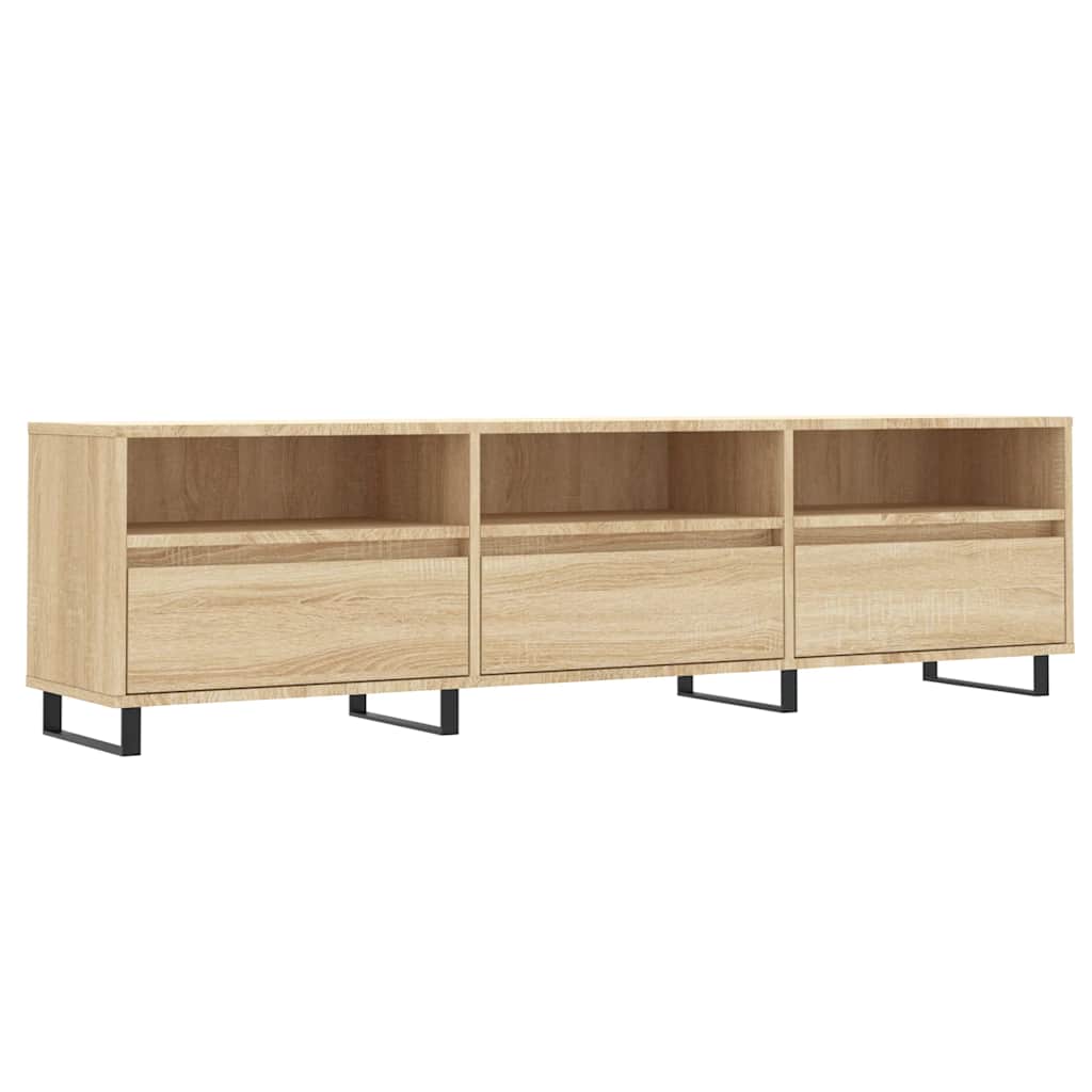 vidaXL TV Cabinet Sonoma Oak 150x30x44,5 cm Engineered Wood