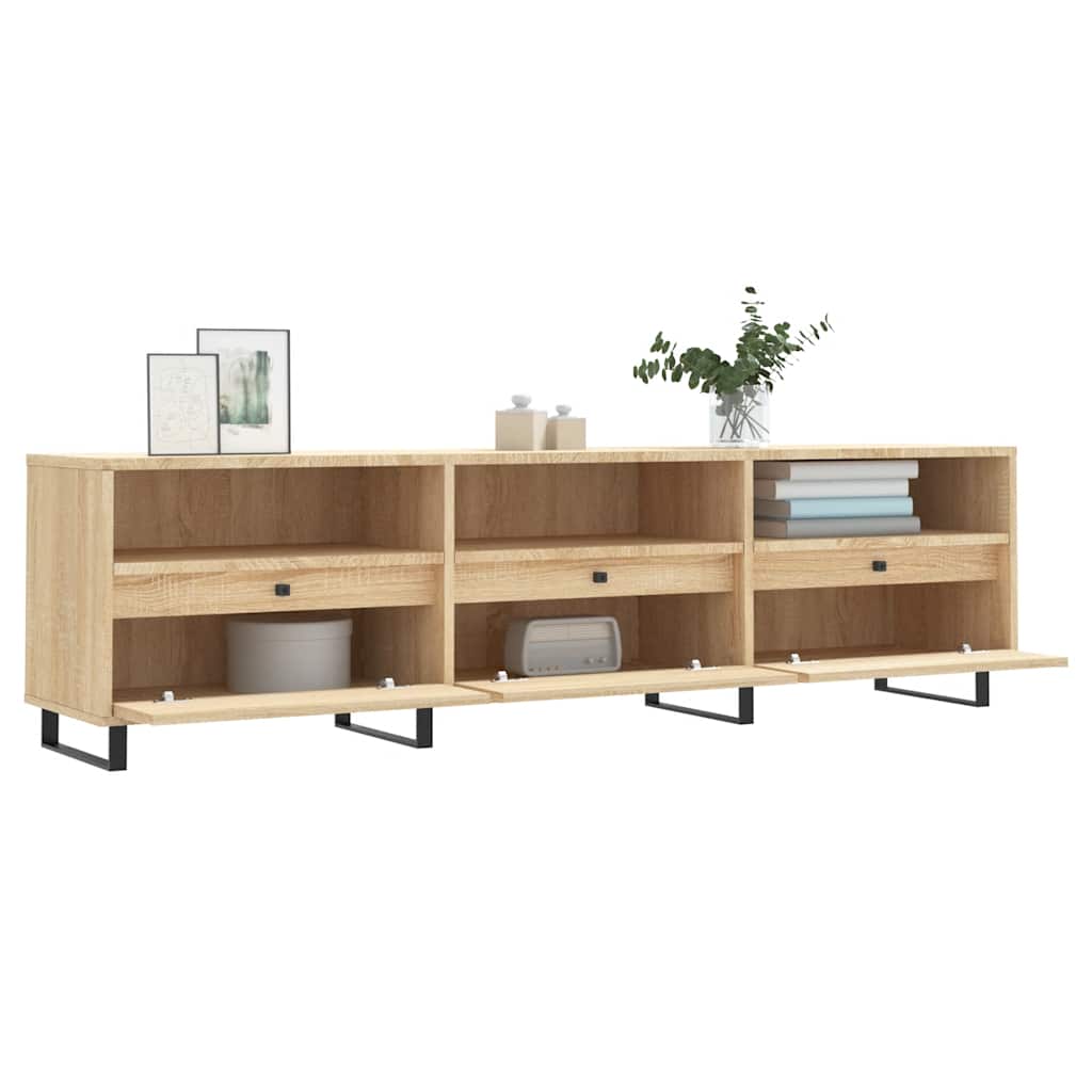 vidaXL TV Cabinet Sonoma Oak 150x30x44,5 cm Engineered Wood