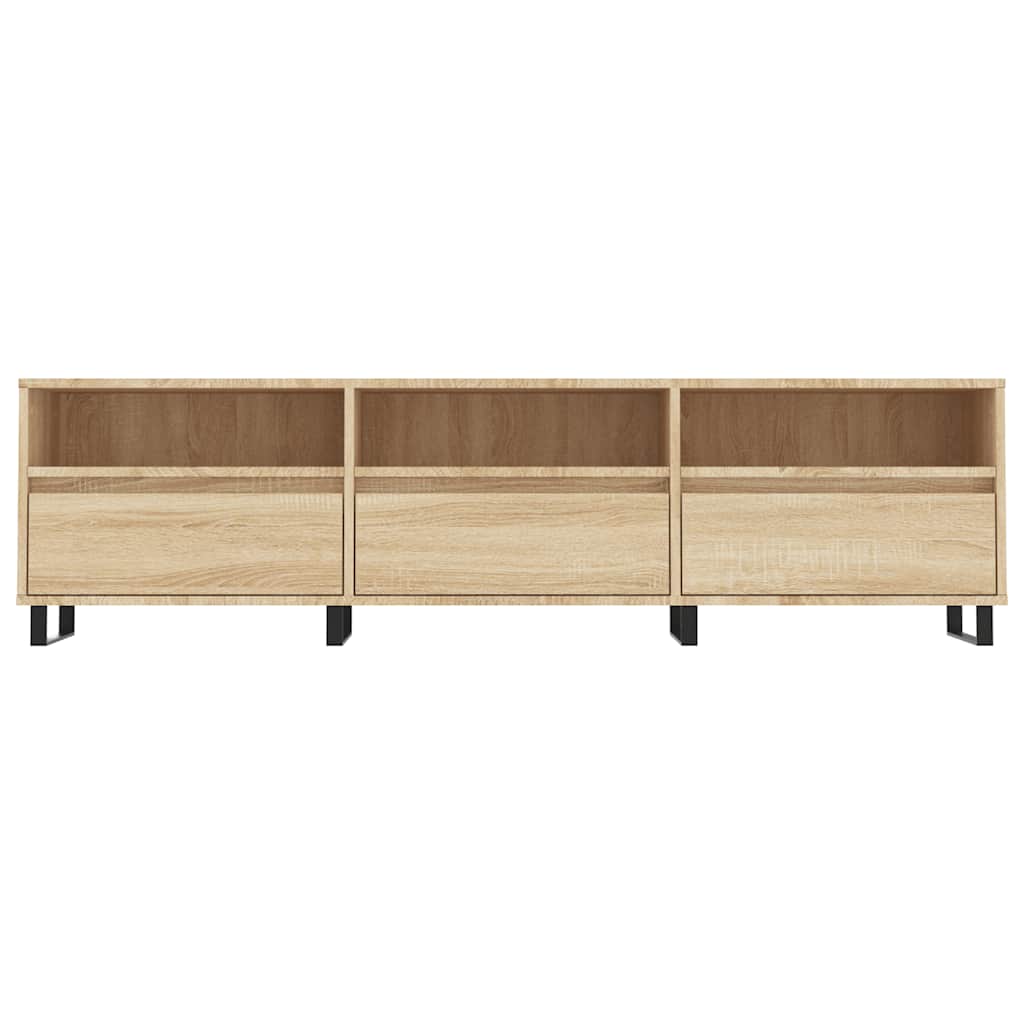 vidaXL TV Cabinet Sonoma Oak 150x30x44,5 cm Engineered Wood