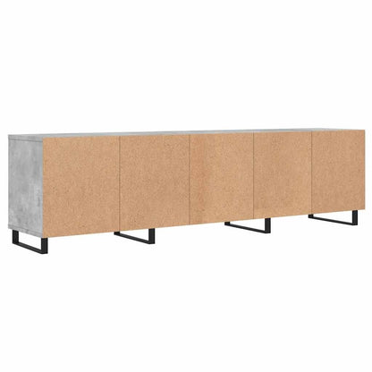 vidaXL TV Cabinet Concrete Grey 150x30x44.5 cm Engineered Wood