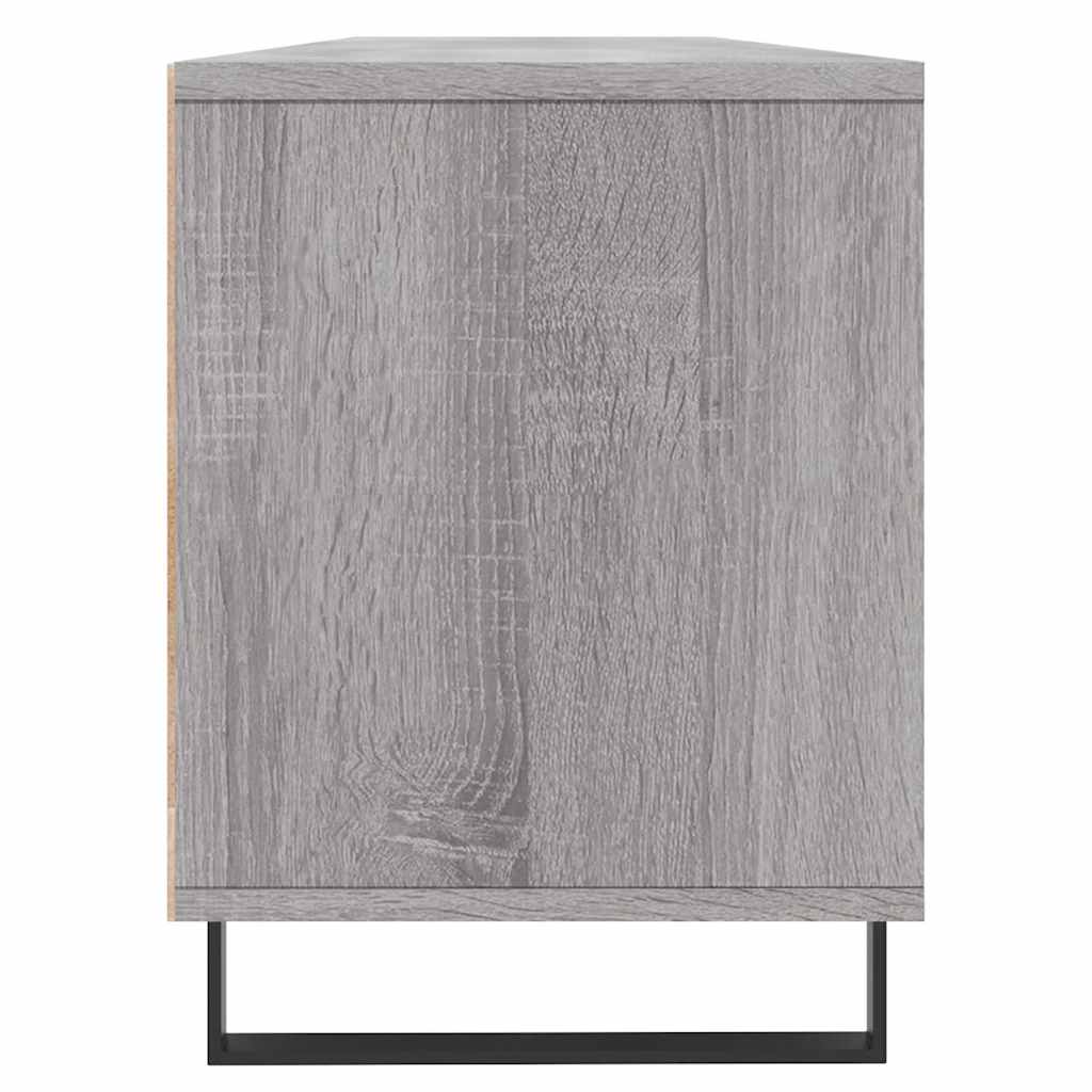 vidaXL TV Cabinet Grey Sonoma 150x30x44.5 cm Engineered Wood