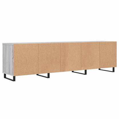 vidaXL TV Cabinet Grey Sonoma 150x30x44.5 cm Engineered Wood
