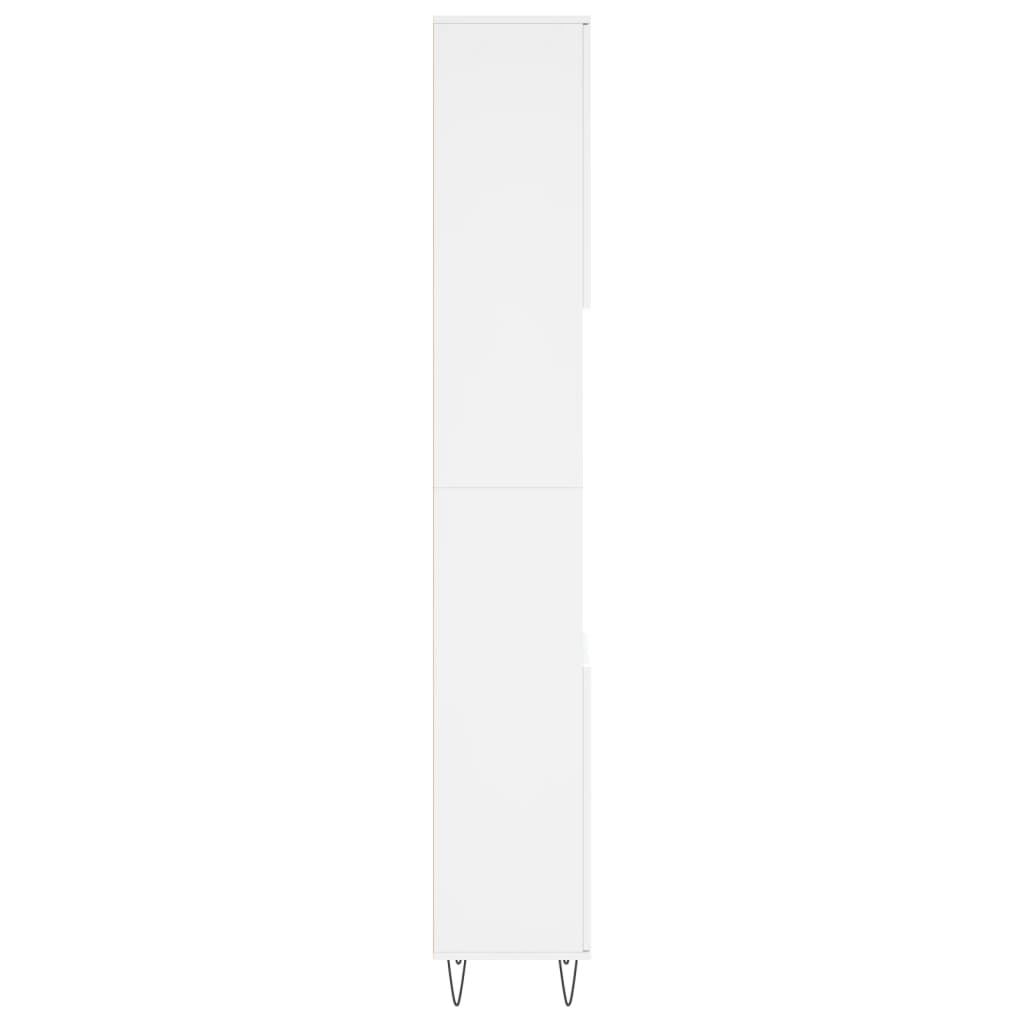 vidaXL Bathroom Cabinet White 30x30x190 cm Engineered Wood