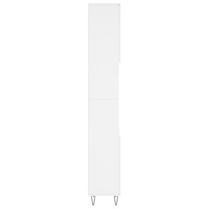 vidaXL Bathroom Cabinet White 30x30x190 cm Engineered Wood
