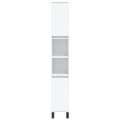 vidaXL Bathroom Cabinet White 30x30x190 cm Engineered Wood