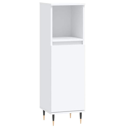 vidaXL Bathroom Cabinet White 30x30x100 cm Engineered Wood
