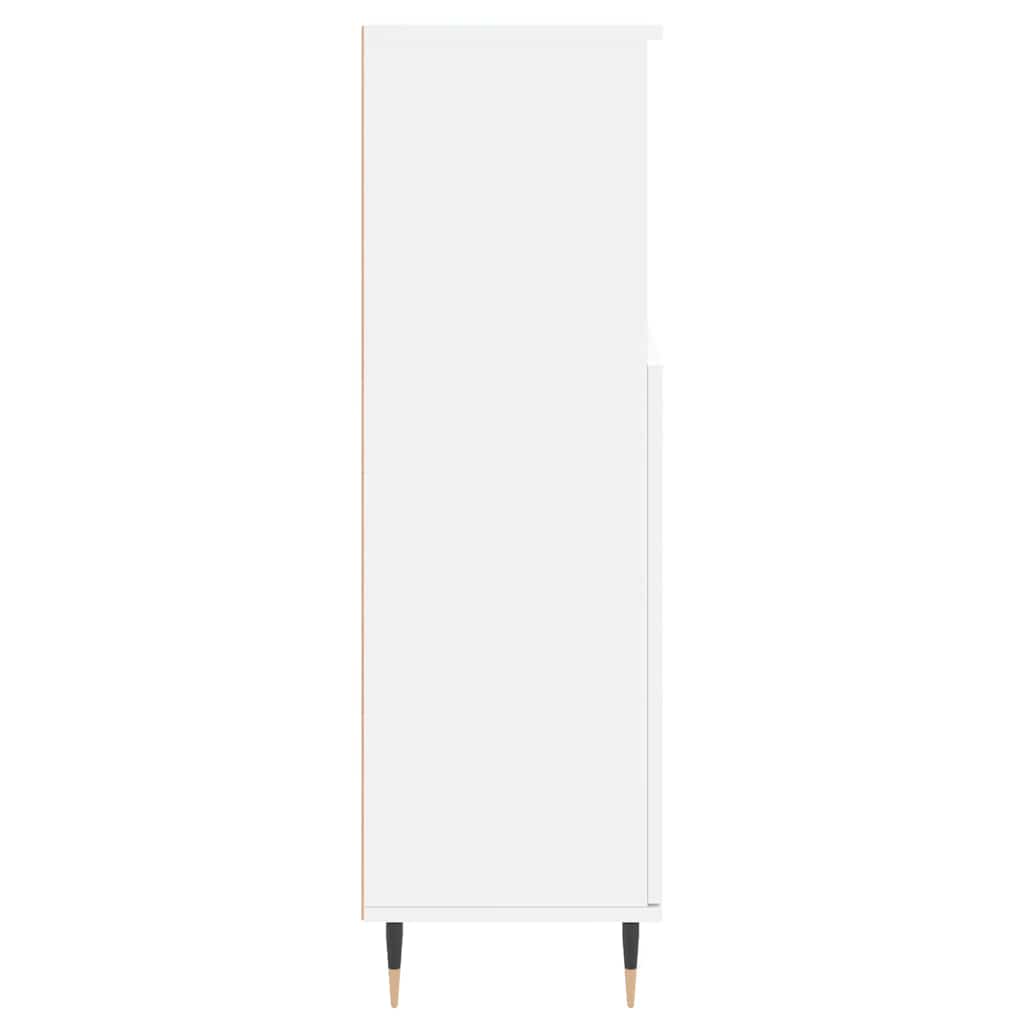 vidaXL Bathroom Cabinet White 30x30x100 cm Engineered Wood