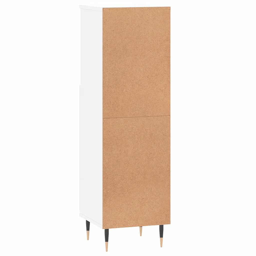 vidaXL Bathroom Cabinet White 30x30x100 cm Engineered Wood