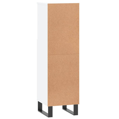 vidaXL Bathroom Cabinet White 30x30x100 cm Engineered Wood