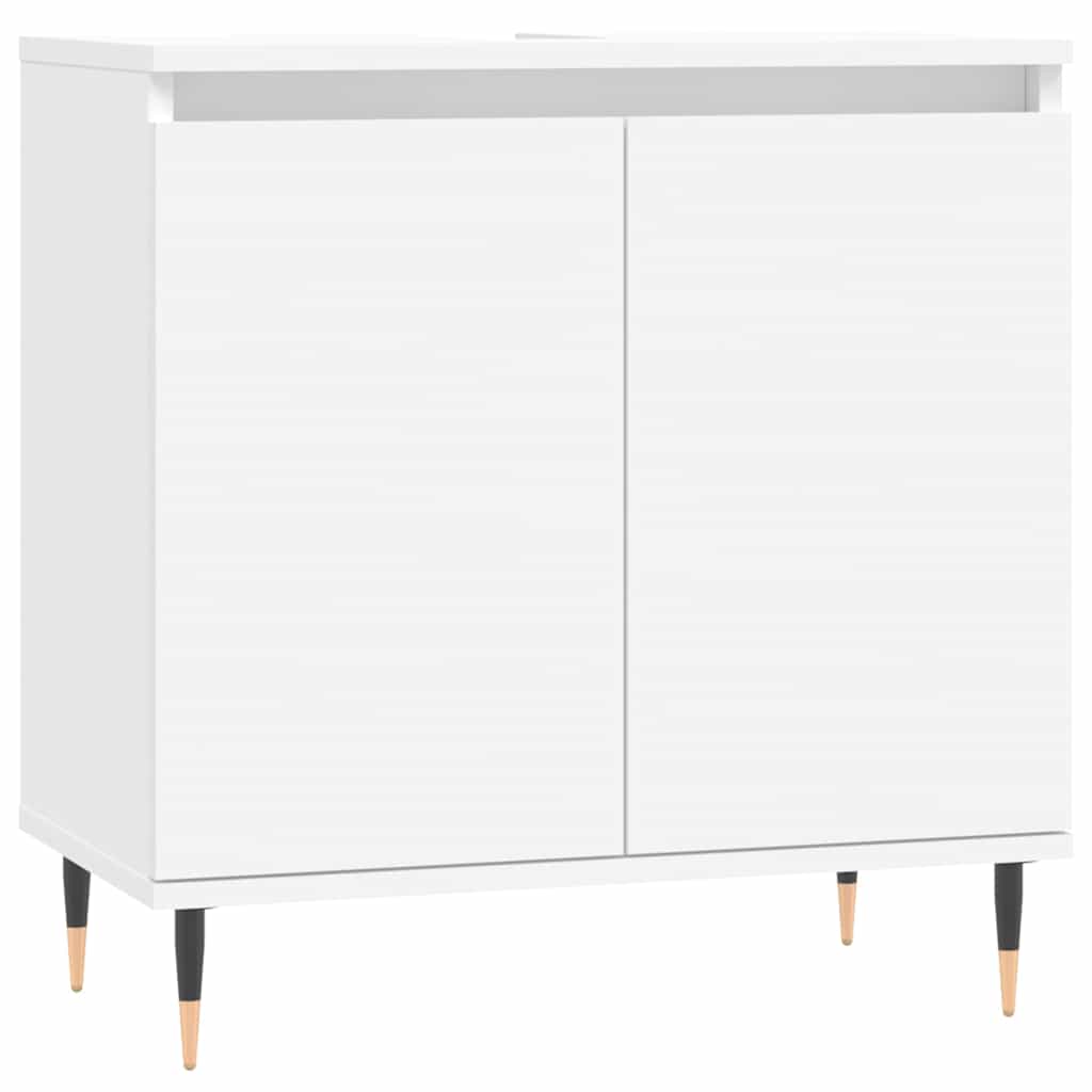 vidaXL Bathroom Cabinet White 58x33x60 cm Engineered Wood