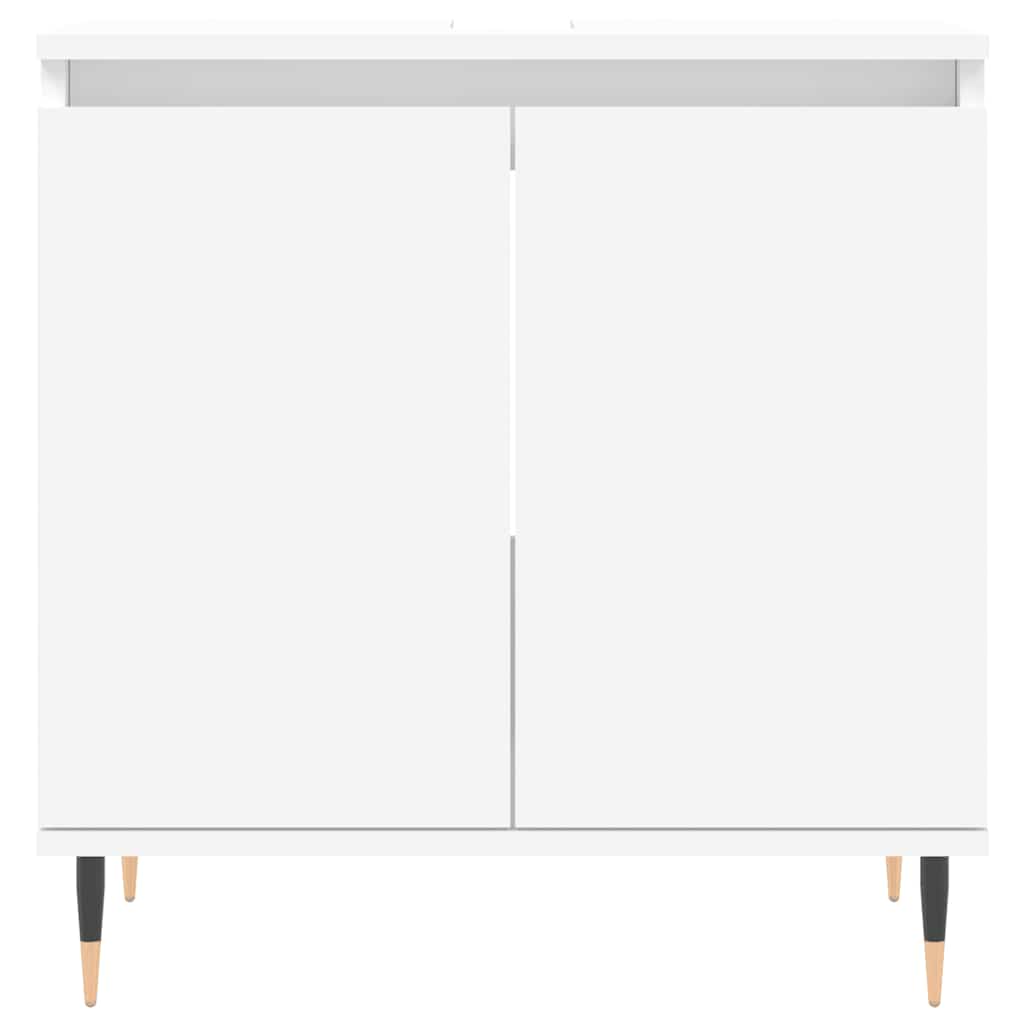 vidaXL Bathroom Cabinet White 58x33x60 cm Engineered Wood