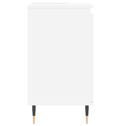 vidaXL Bathroom Cabinet White 58x33x60 cm Engineered Wood