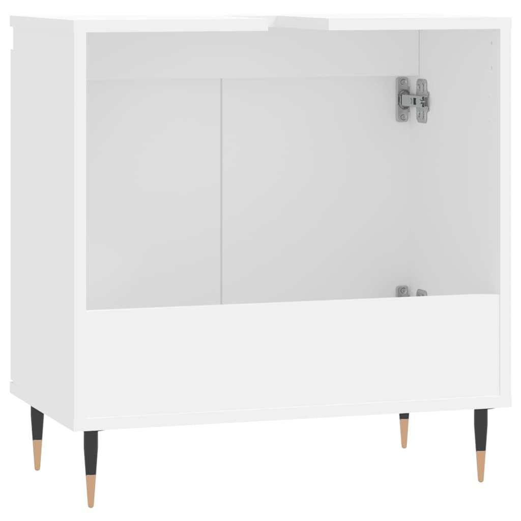 vidaXL Bathroom Cabinet White 58x33x60 cm Engineered Wood