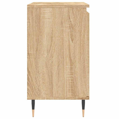 vidaXL Bathroom Cabinet | Sonoma oak | Engineered wood, iron | Small