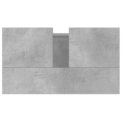 vidaXL Bathroom Cabinet Concrete Grey 58x33x60 cm Engineered Wood