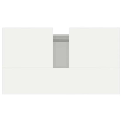 vidaXL Bathroom Cabinet High Gloss White 58x33x60 cm Engineered Wood