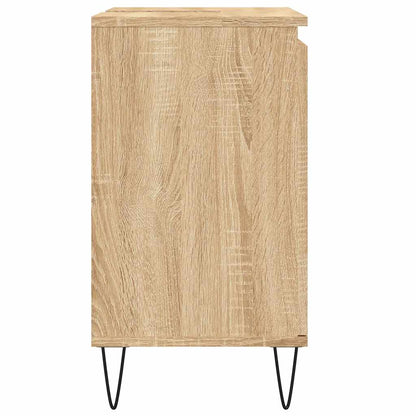 vidaXL Bathroom Cabinet Sonoma Oak 58x33x60 cm Engineered Wood