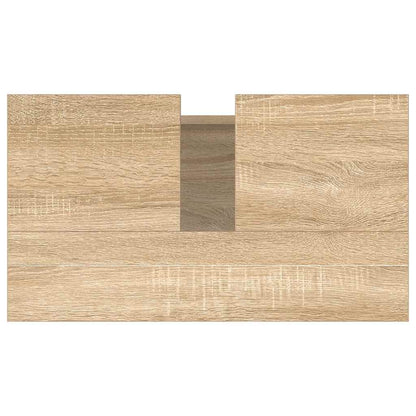 vidaXL Bathroom Cabinet Sonoma Oak 58x33x60 cm Engineered Wood