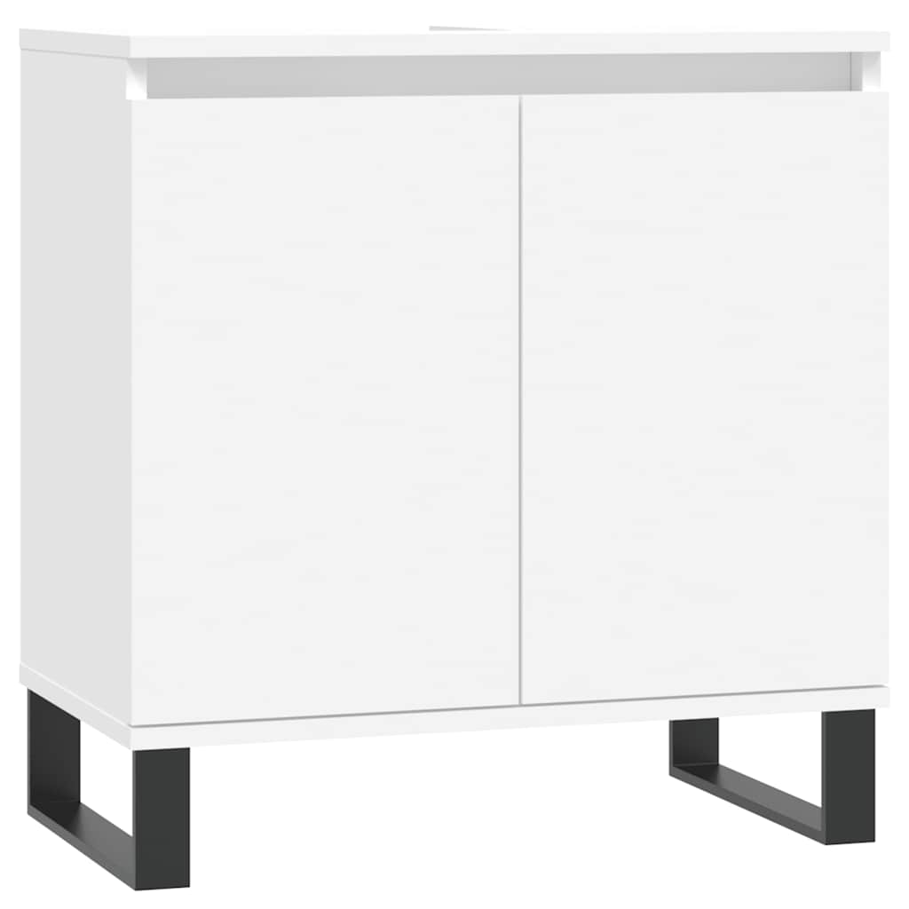 vidaXL Bathroom Cabinet White 58x33x60 cm Engineered Wood