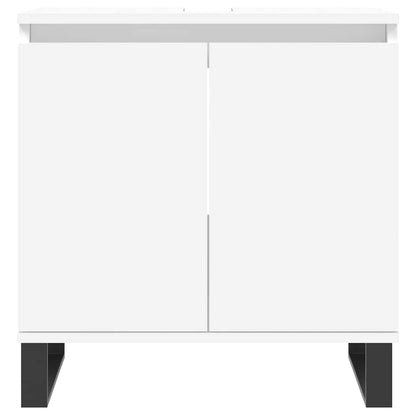 vidaXL Bathroom Cabinet White 58x33x60 cm Engineered Wood