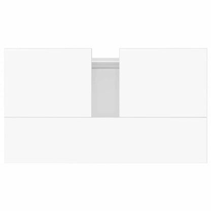 vidaXL Bathroom Cabinet High Gloss White 58x33x60 cm Engineered Wood