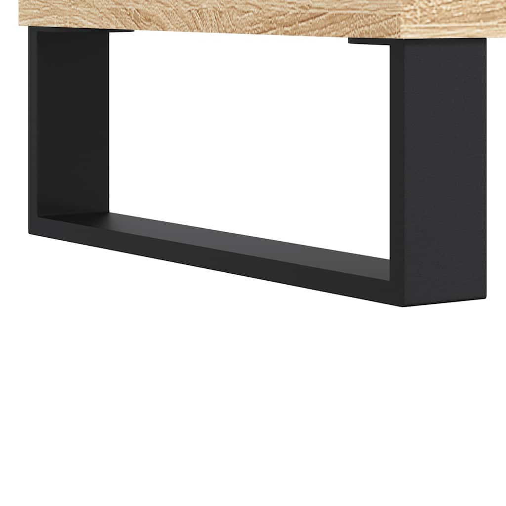 vidaXL Bathroom Cabinet Sonoma Oak 58x33x60 cm Engineered Wood