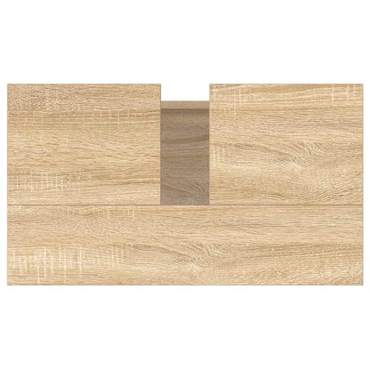 vidaXL Bathroom Cabinet Sonoma Oak 58x33x60 cm Engineered Wood
