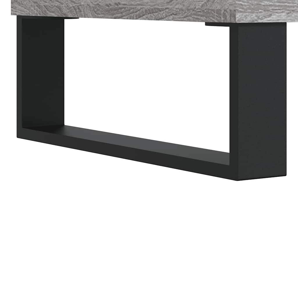 vidaXL Bathroom Cabinet Grey Sonoma 58x33x60 cm Engineered Wood
