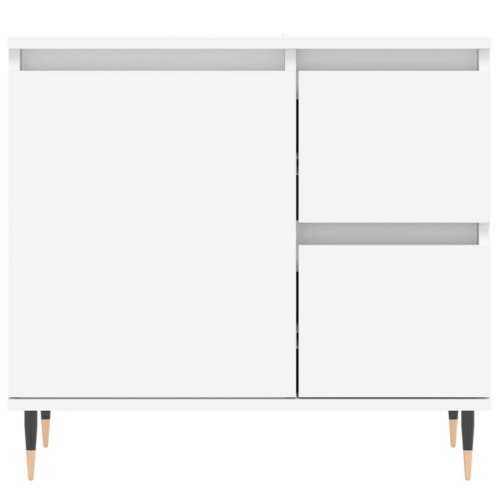 vidaXL Bathroom Cabinet White 65x33x60 cm Engineered Wood
