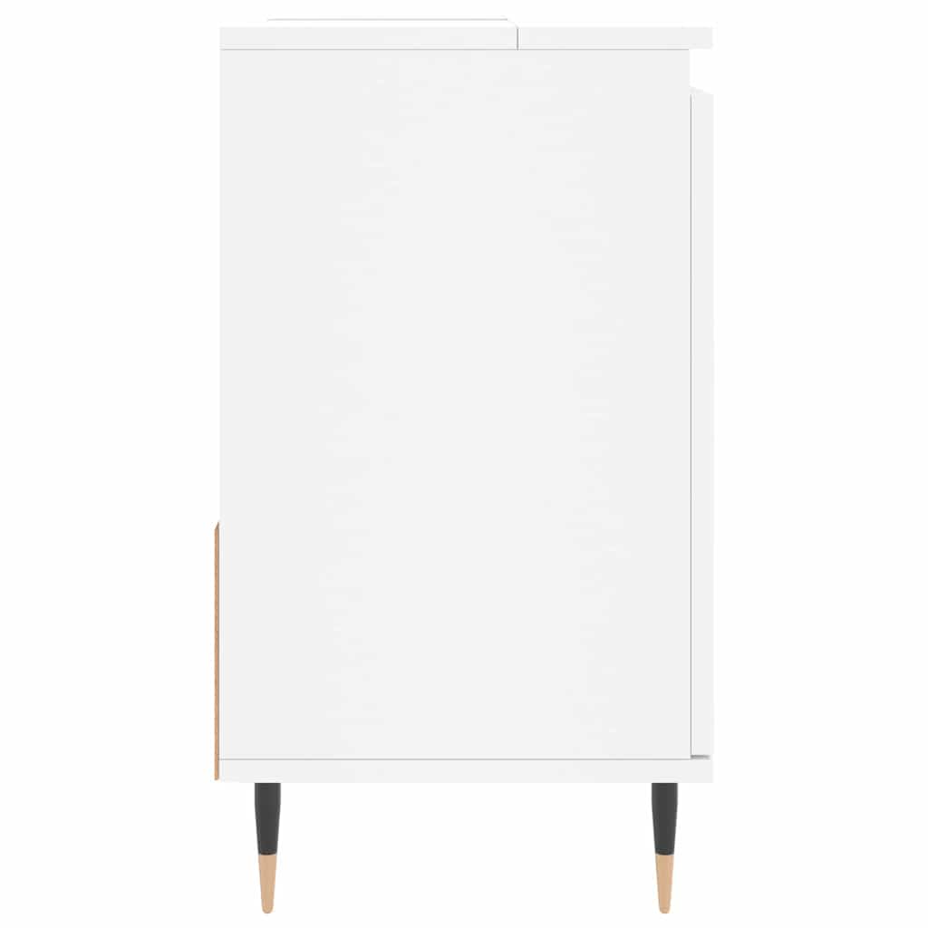 vidaXL Bathroom Cabinet White 65x33x60 cm Engineered Wood